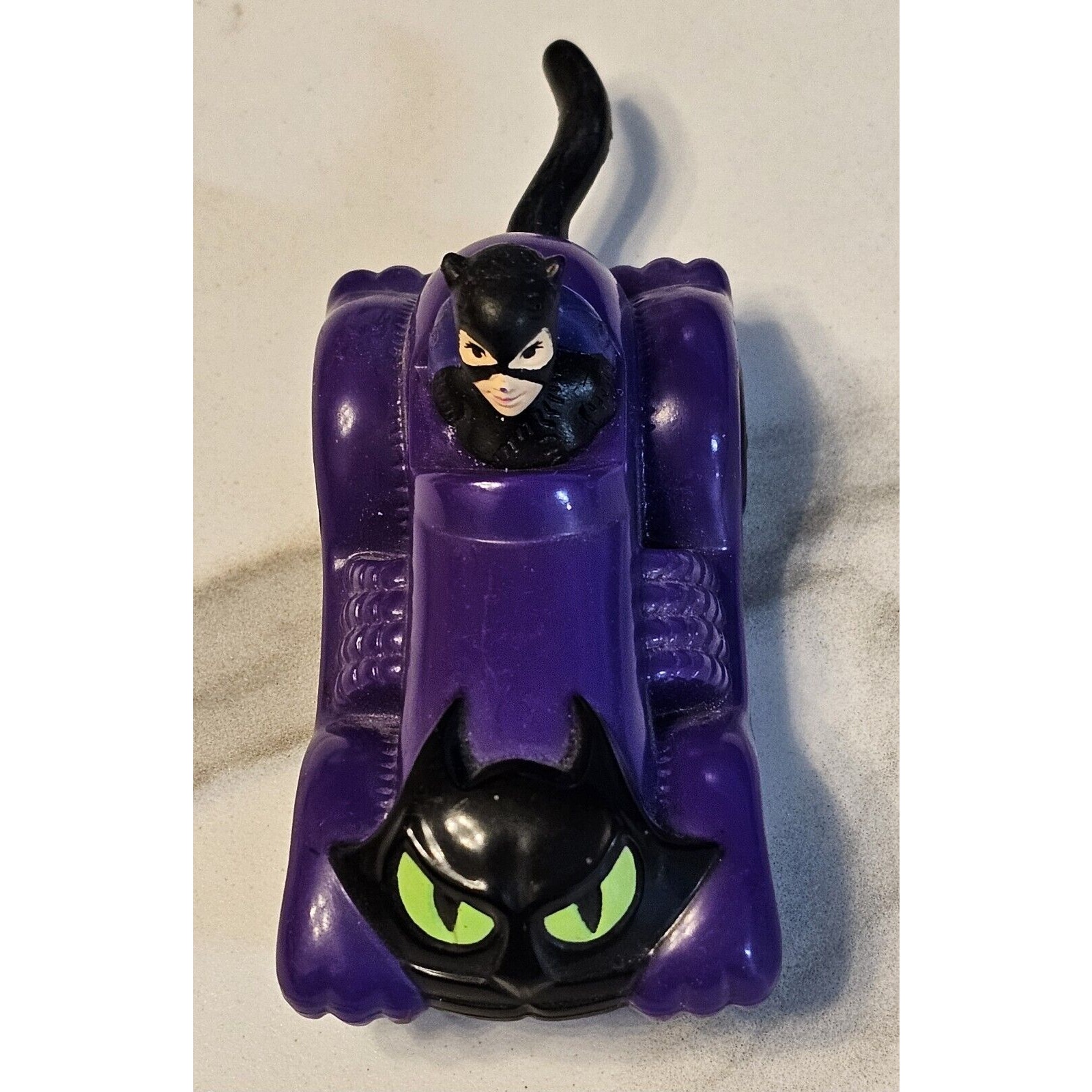Vintage 1991 Mcdonalds Happy Meal Toy Dc Comics Cat Woman 3 Purple Car 6$